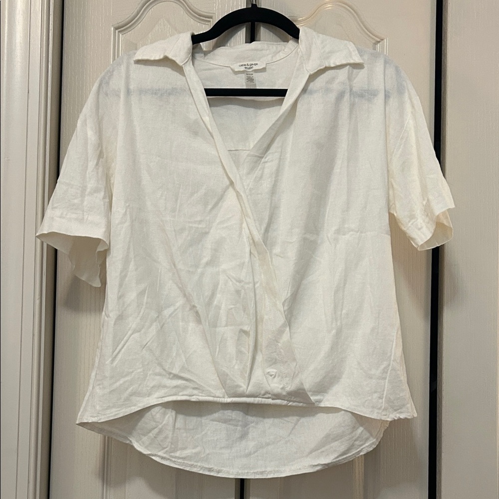 Cable & Gauge Cream Blouse